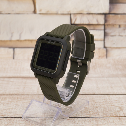 Часы мужские Skmei 1894 All Black-Military Wristband-1