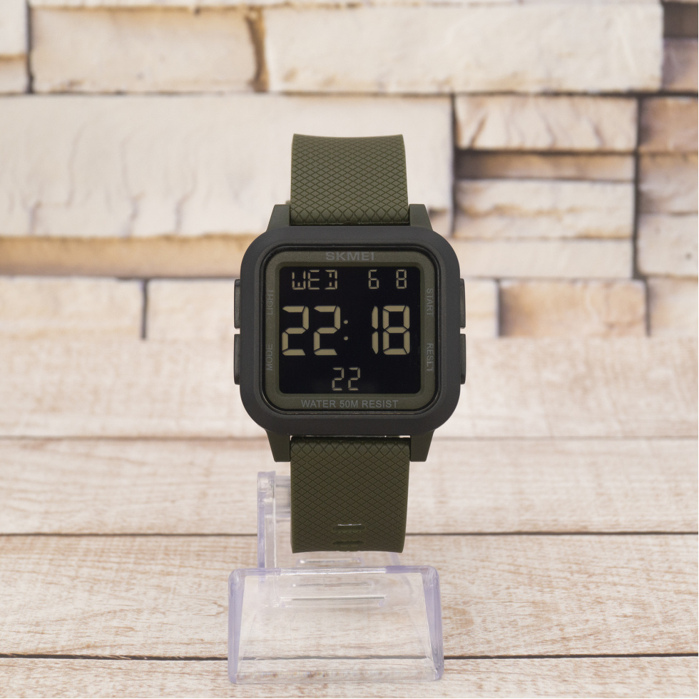 Живые фото часов Skmei 1894 All Black-Military Wristband 0