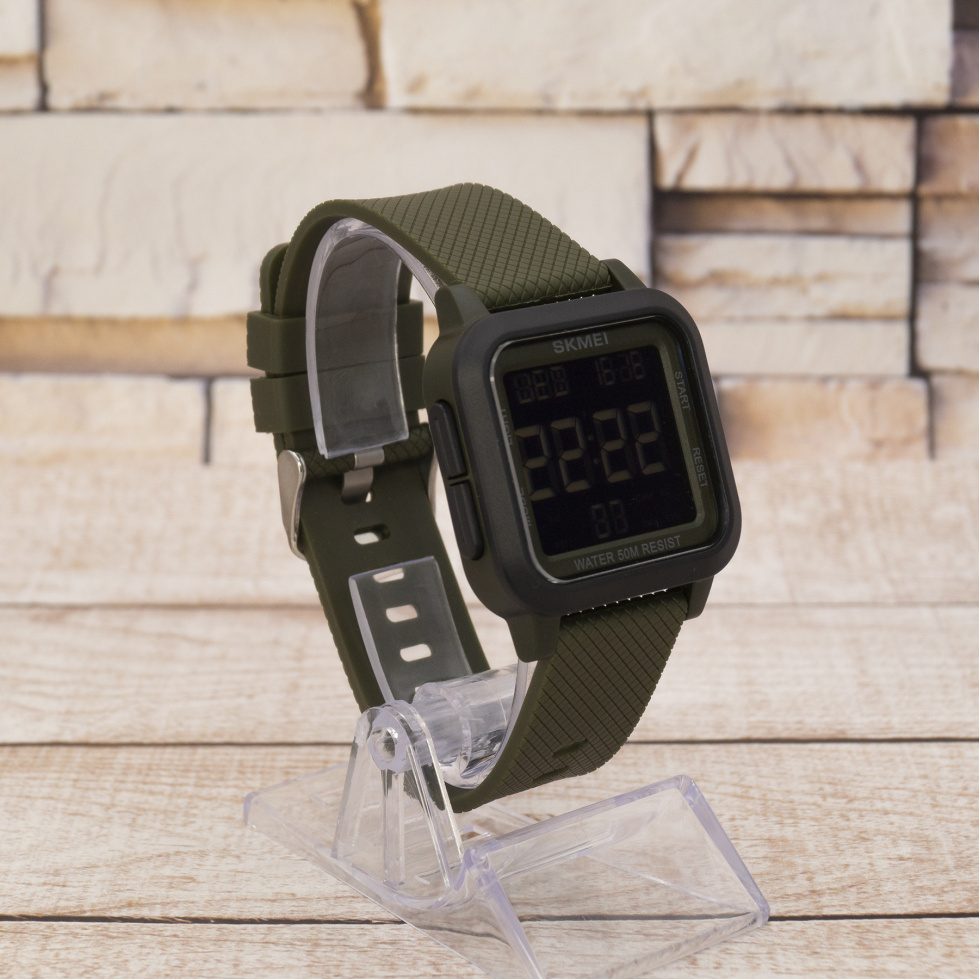 Живые фото часов Skmei 1894 All Black-Military Wristband 2