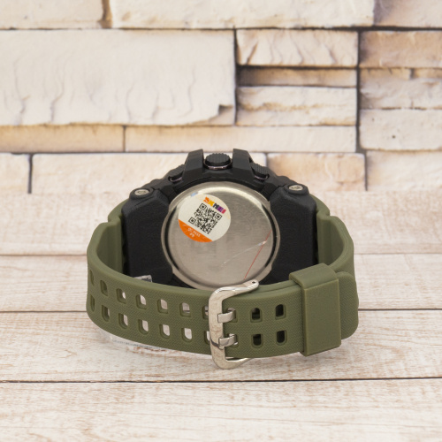 Часы мужские Skmei 1356AG Army Green + Compass-3