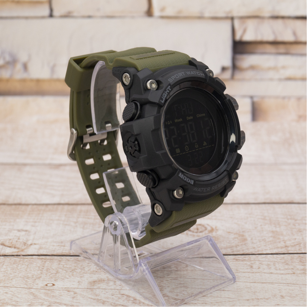 Живые фото часов Skmei 1384 Black-Military Wrisband 2