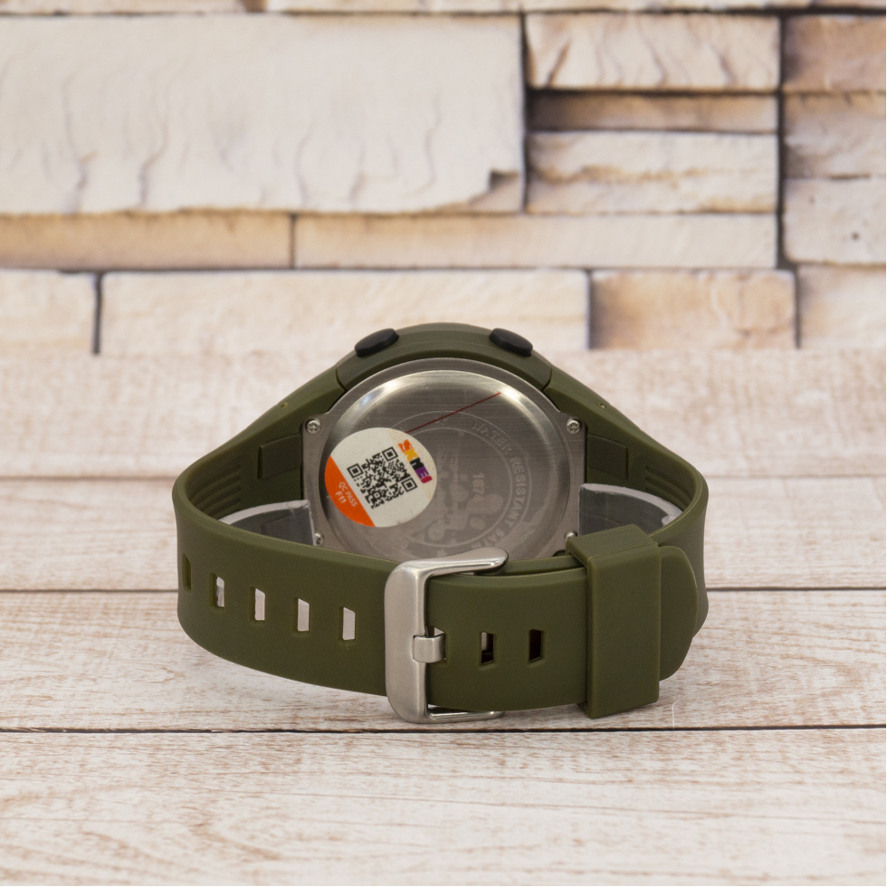 Живые фото часов Skmei 1674AGWT Army Green-white 3