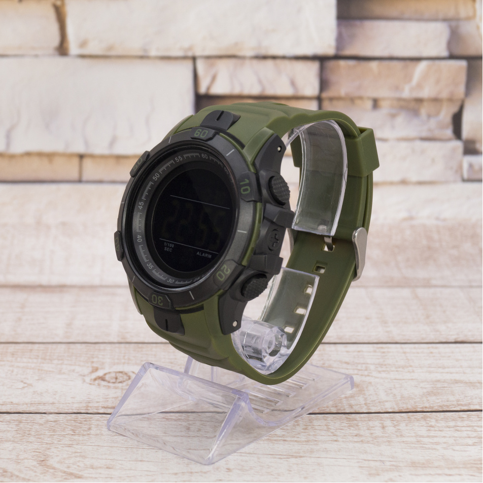 Живые фото часов Skmei 1475AG Black-Military Wristband 1