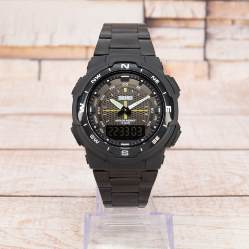 Годинник чоловічий Skmei 1370BKBK Black-Black-0