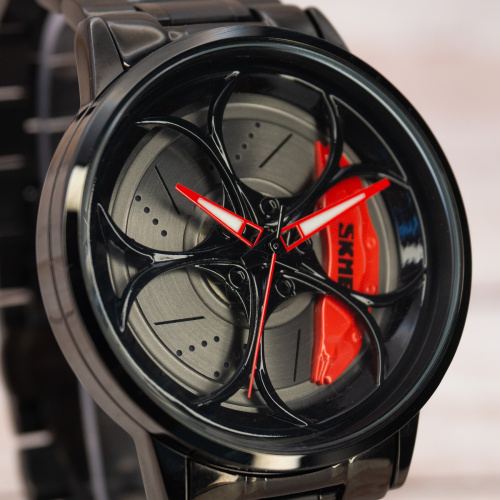 Часы мужские Skmei 1990B Black-Red-5