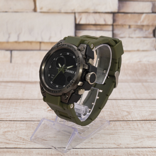 Часы мужские Skmei 2031AG Army Green-1