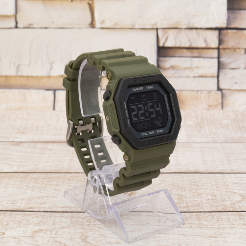 Годинник чоловічий Skmei 1988AG Army-Green-2