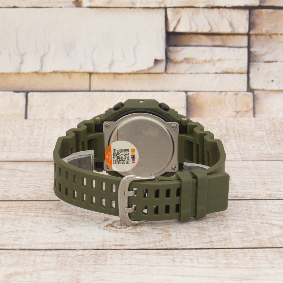 Живі фото годинника Skmei 1988AG Army-Green 3