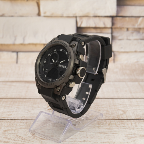 Годинник чоловічий Skmei 2031BK Black-1
