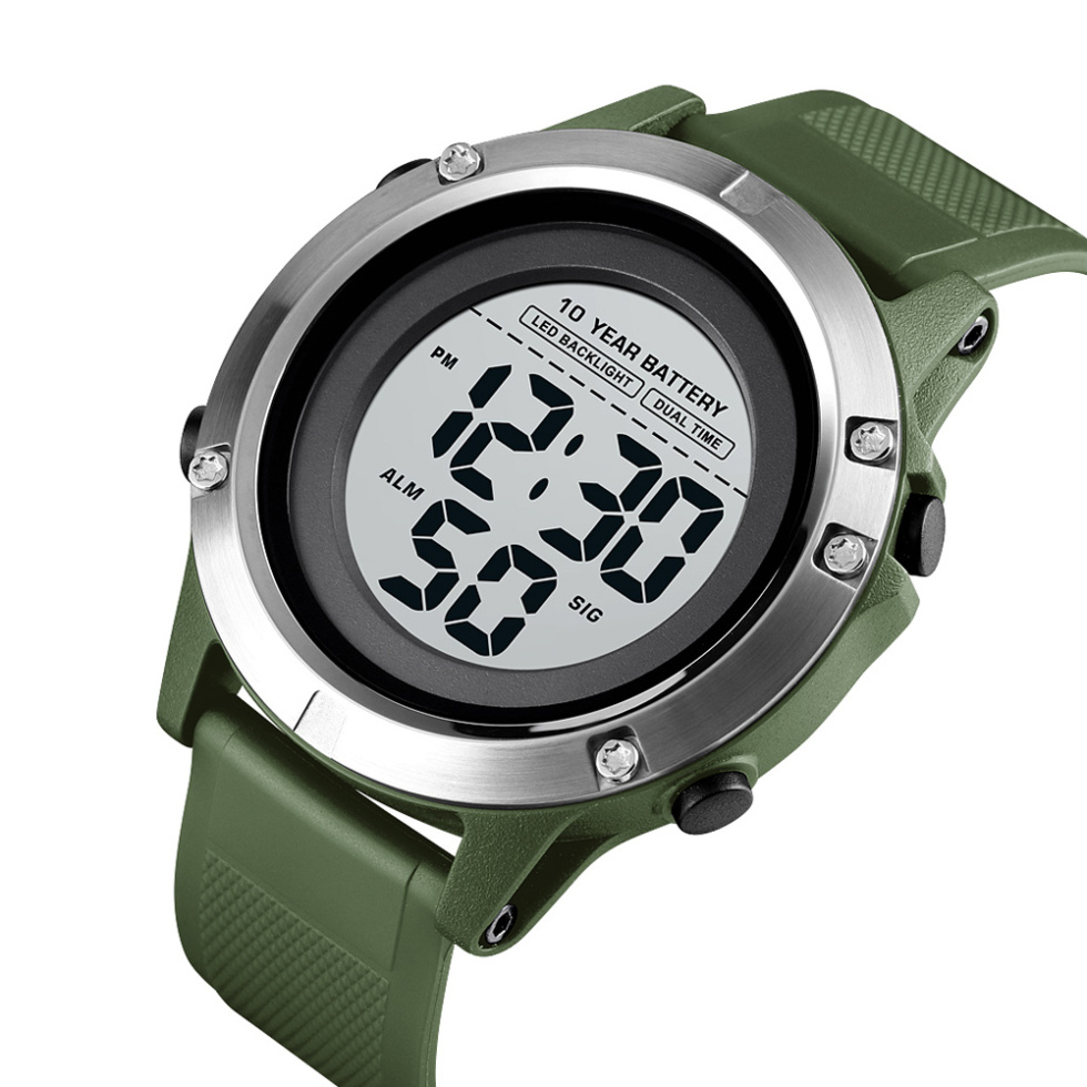 large Часы мужские Skmei 1518 Black-Military Wrisband 1