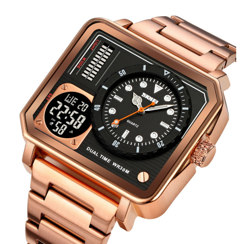 Часы мужские Skmei 2025RG Rose Gold-0