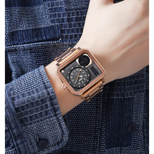 Часы мужские Skmei 2025RG Rose Gold-1