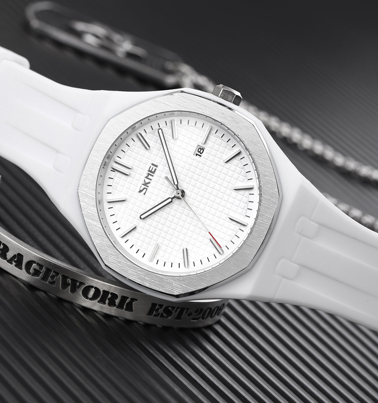 large Часы мужские Skmei 9299WT White 1