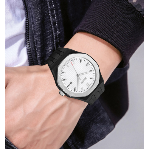 Годинник чоловічий Skmei 9299BKWT Black-White-1
