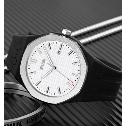 Годинник чоловічий Skmei 9299BKWT Black-White-2