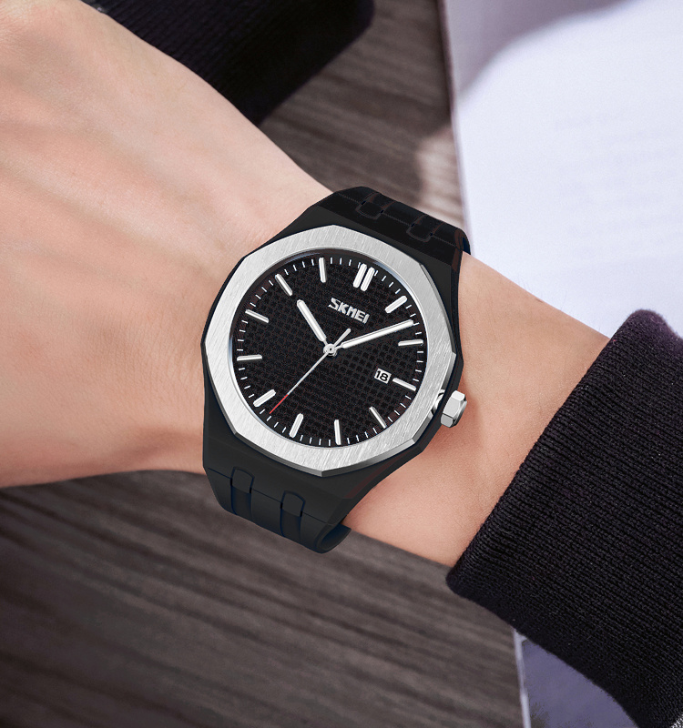 large Годинник чоловічий Skmei 9299BKBK Black-Black 2