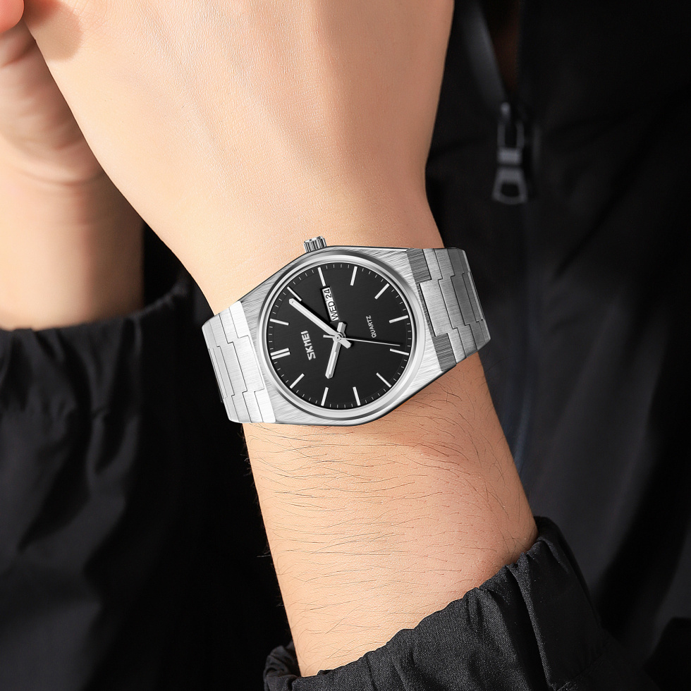 large Часы мужские Skmei 9288SIBK Silver-Black 1