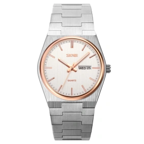  Skmei 9288 Silver-Rose Gold-Silver