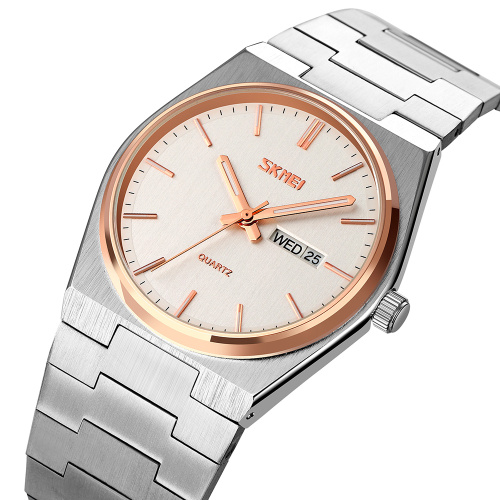 Часы мужские Skmei 9288SIRGSI Silver-Rose Gold-Silver-0