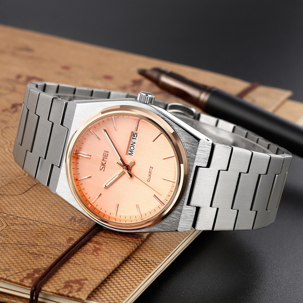large Часы мужские Skmei 9288SIRGRG Silver-Rose Gold-Rose Gold 2
