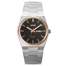  Skmei 9288 Silver-Rose Gold-Black