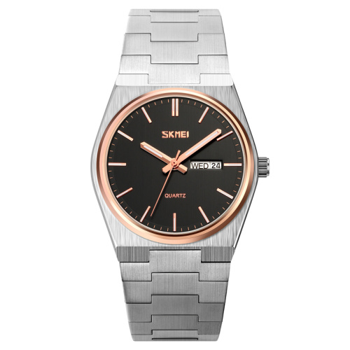 Годинник чоловічий Skmei 9288SIRGBK Silver-Rose Gold-Black