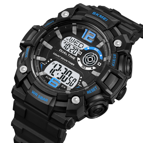 Часы мужские Skmei 2018BUWT Blue-White-0