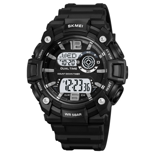 Часы мужские Skmei 2018BKWT Black-White