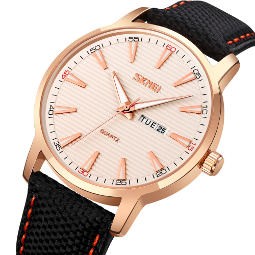 Часы мужские Skmei 9303RGSI Rose Gold-Silver-0