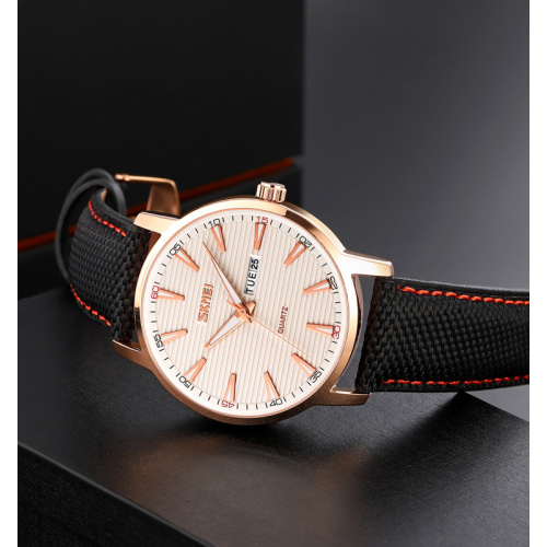 Часы мужские Skmei 9303RGSI Rose Gold-Silver-2
