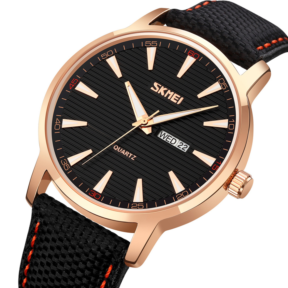 large Годинник чоловічий Skmei 9303RGBK Rose Gold-Black 0