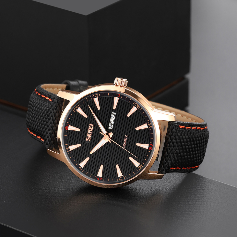 large Годинник чоловічий Skmei 9303RGBK Rose Gold-Black 1