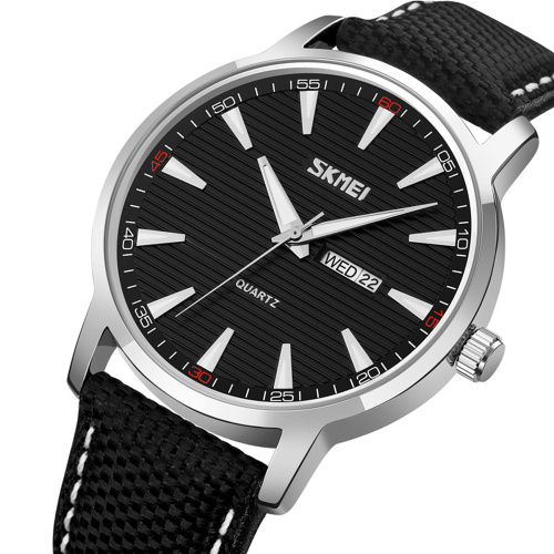 Годинник чоловічий Skmei 9303SIBK Silver-Black-0