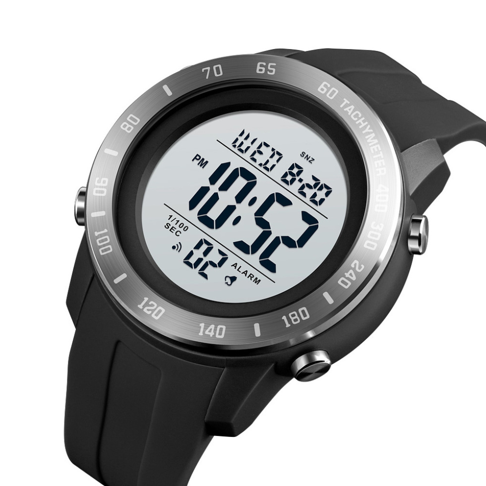 large Часы мужские Skmei 1524BKWT Black-White 0