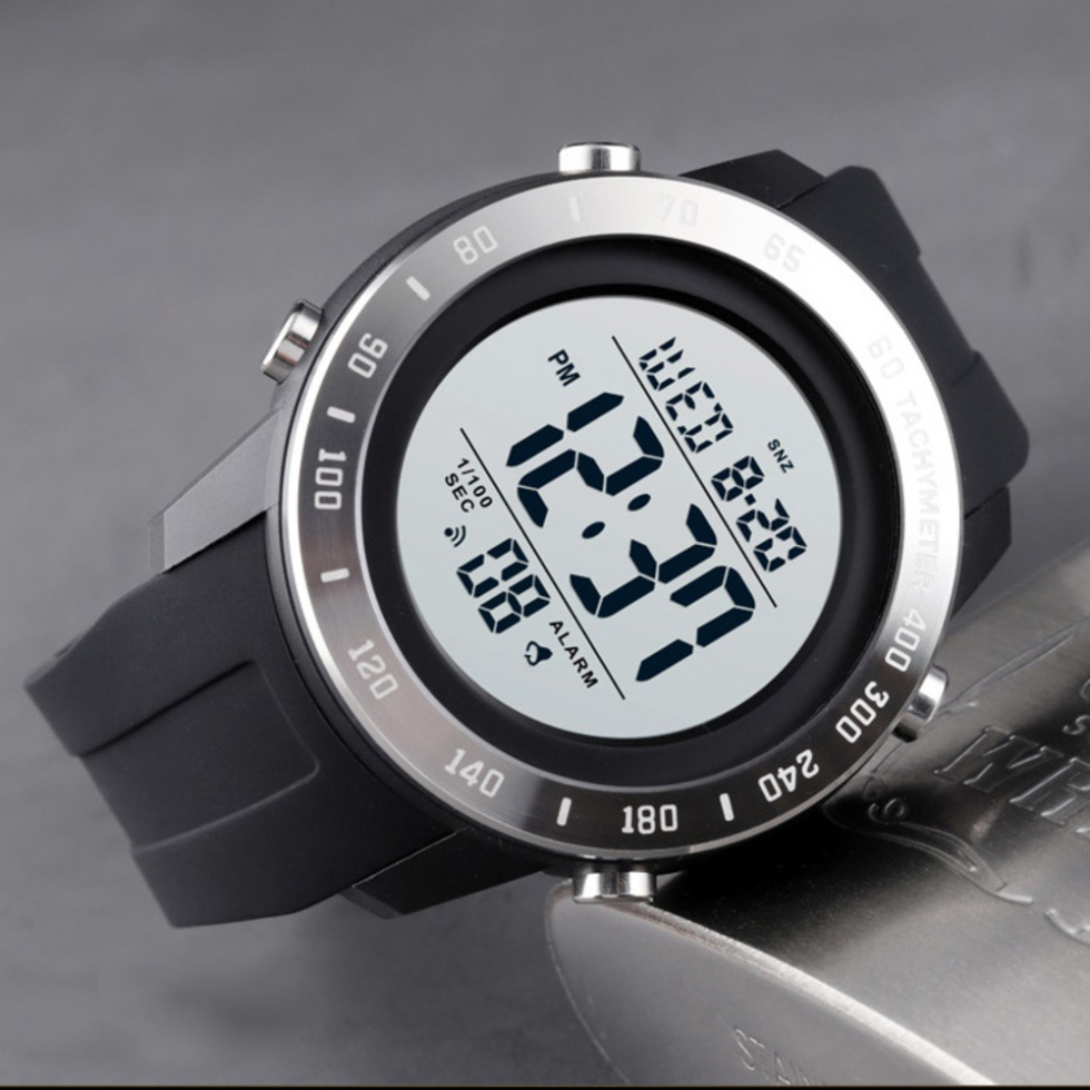 large Часы мужские Skmei 1524BKWT Black-White 2