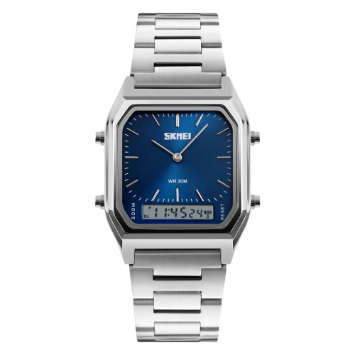 Часы мужские Skmei 1220SIBU Silver-Blue