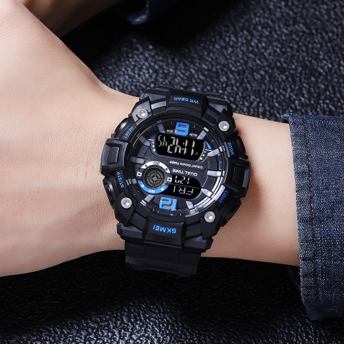 Часы мужские Skmei 2018BUBK Blue-Black-1