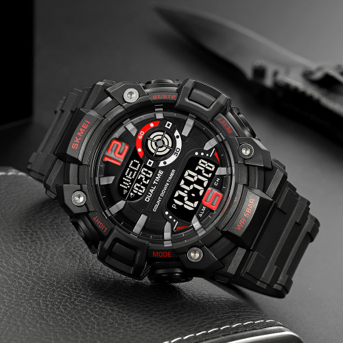 Часы мужские Skmei 2018RDBK Red-Black-2