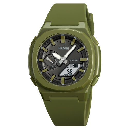 Часы мужские Skmei 2091AGWT Army Green White