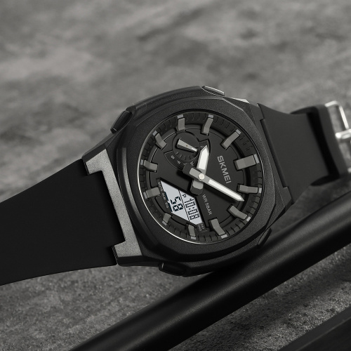 Часы мужские Skmei 2091BKGYWT Black-Grey White-2