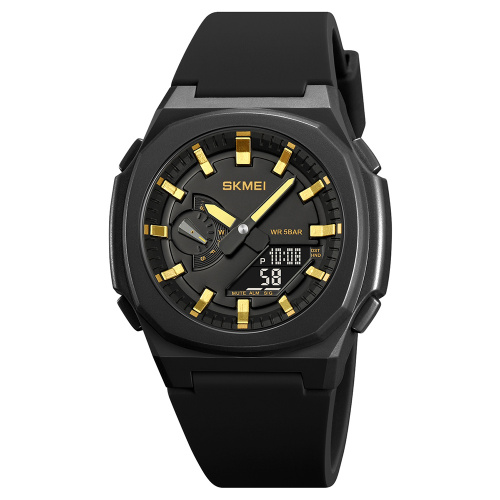 Годинник чоловічий Skmei 2091BKGDBK Black-Gold-Black