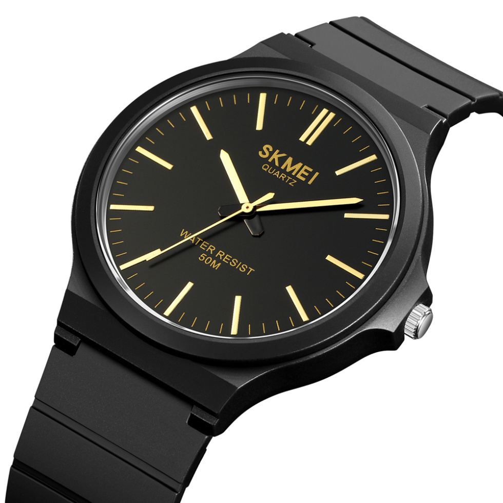 large Годинник чоловічий Skmei 2108BKGD Black-Gold 0