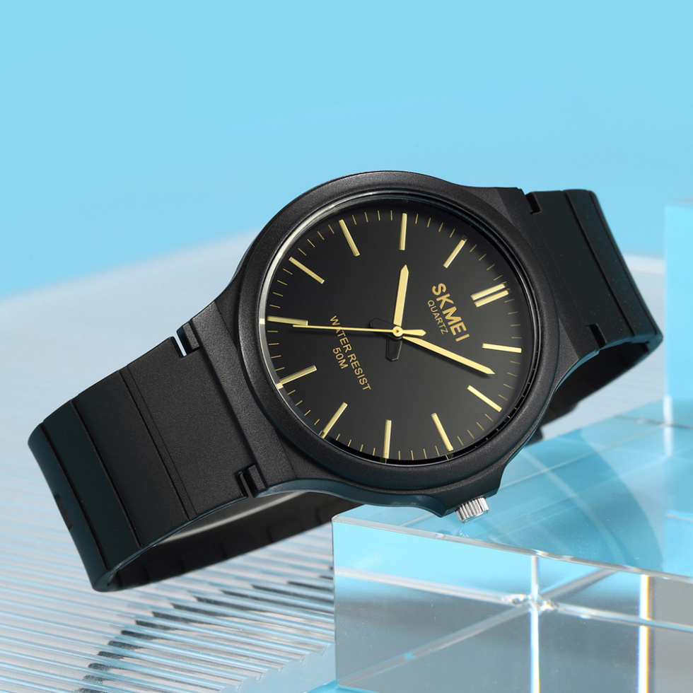 large Годинник чоловічий Skmei 2108BKGD Black-Gold 1