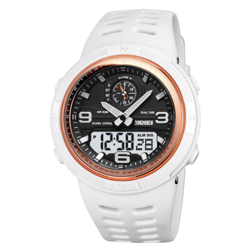 Часы мужские Skmei 1655WTWT White