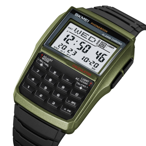 Годинник чоловічий Skmei 2255AG Army Green-0
