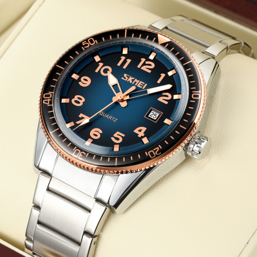 Часы мужские Skmei 9232SRGBU Rose Gold-Blue-1