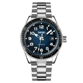  Skmei 9232 Silver/blue-steel strap