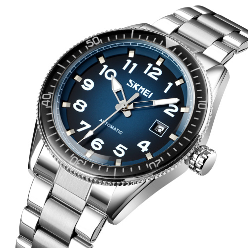 Часы мужские Skmei 9232SSIBU Silver/blue-steel strap-0