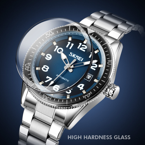 Часы мужские Skmei 9232SSIBU Silver/blue-steel strap-2