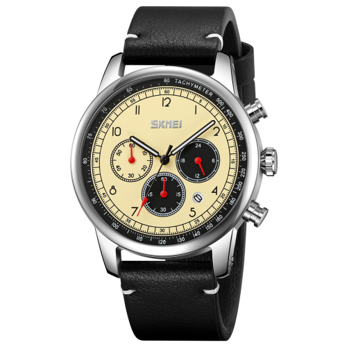 Годинник чоловічий Skmei 9318BEBK Beige-Black